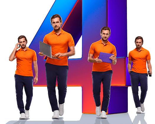 Великолепная четверка Ростелеком в село Денисово (Красноярский край)